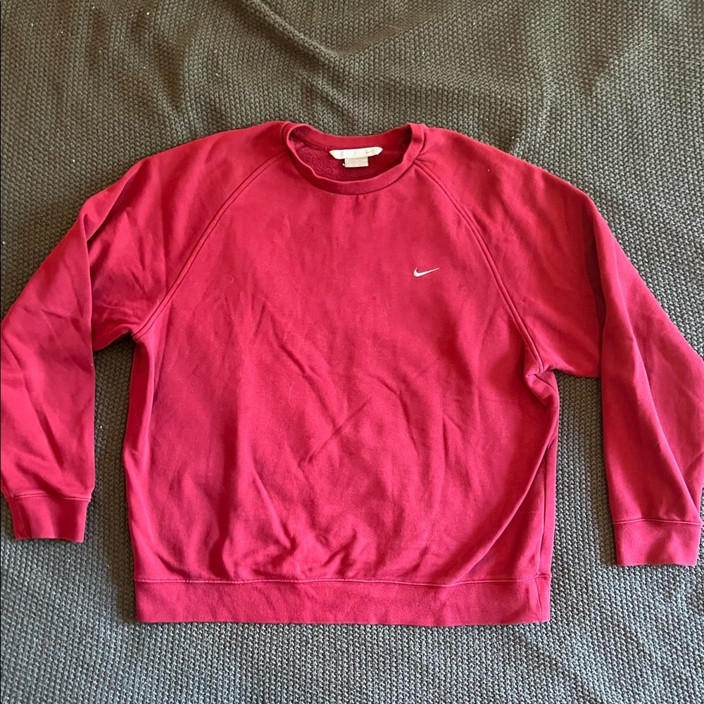 Nike crewneck, red, size XL